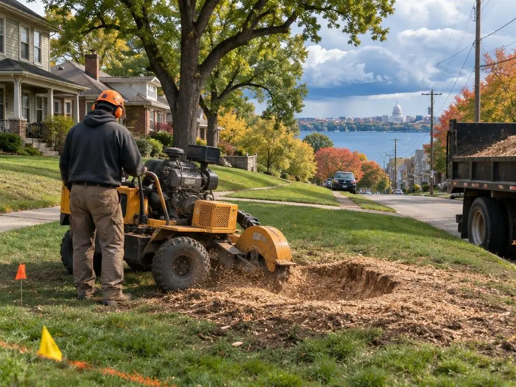 Stump Grinding in Madison, WI